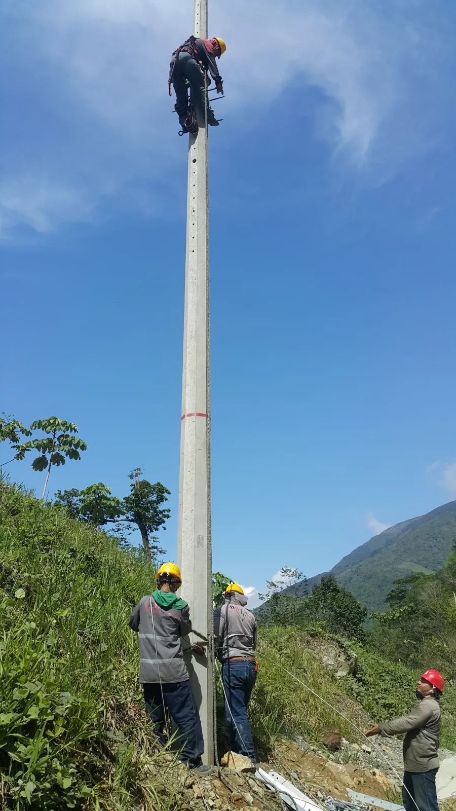 Ingeniero revisando planos eléctricos
